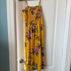 Yellow Floral Sundress